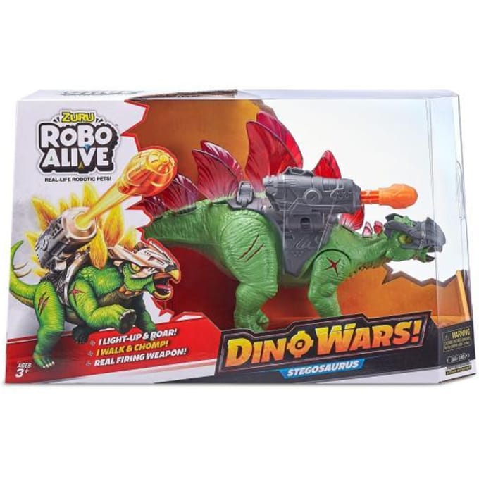 Zuru Robo Alive Dinosaurus Stegosaurus Glow In The Dark