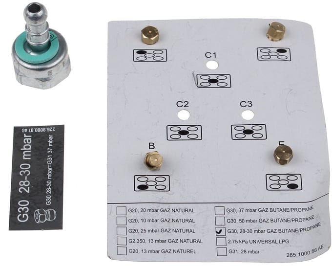 BEKO - KIT INSPUITSTUKKEN BUTAAN - G30 - 4431100184