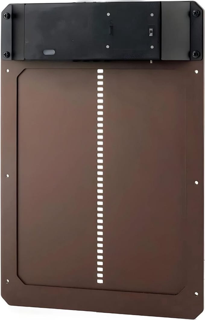 Thuys – Kippenluik Automatisch – Waterdicht – Chickenguard Met Sensor – Gemaakt Van Gerecycled – 35 x 5 x 35 cm – Bruin