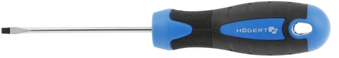 Platte schroevendraaier HOGERT 3x100 mm, S2 staal, magnetische punt