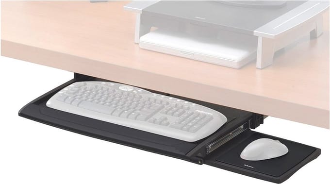 Tastaturschublade Deluxe Office Suites, 63,5x784,2x357,2mm, sw