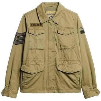 Superdry - M65 Military jack met versieringen - Dames - Buitenjassen