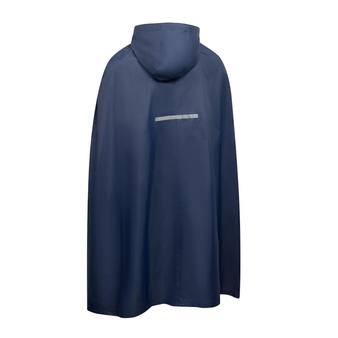 Trespass - Unisex Qikpac Waterdichte Opbergbare Poncho met Capuchon (Marine)