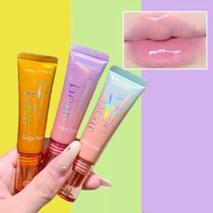 Gege Bear - BUY 3 GET 40% OFF - Fruit Extract Color-changing Lip Balm - 3 Colors #03 Grape - 10g
