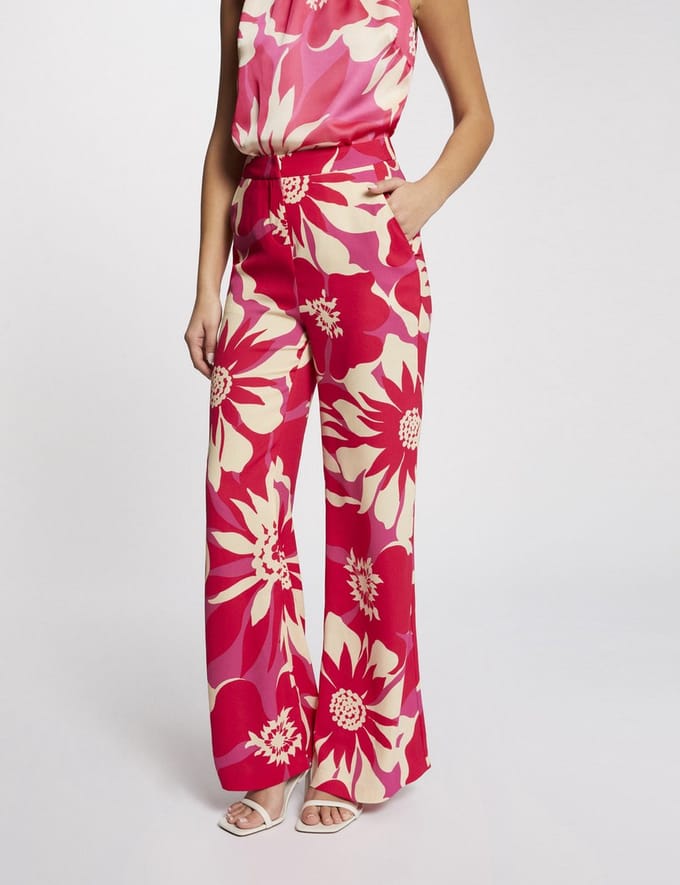Morgan - Loose Trousers 231-POLEN - Color: Multico,Maat: 38