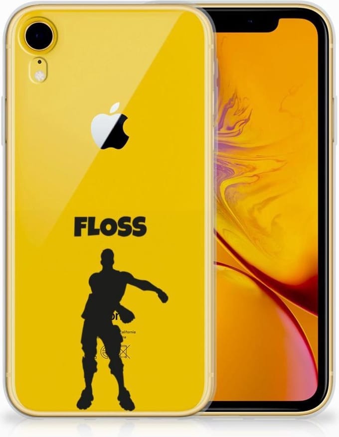 Apple iPhone Xr Telefoonhoesje met Naam Floss
