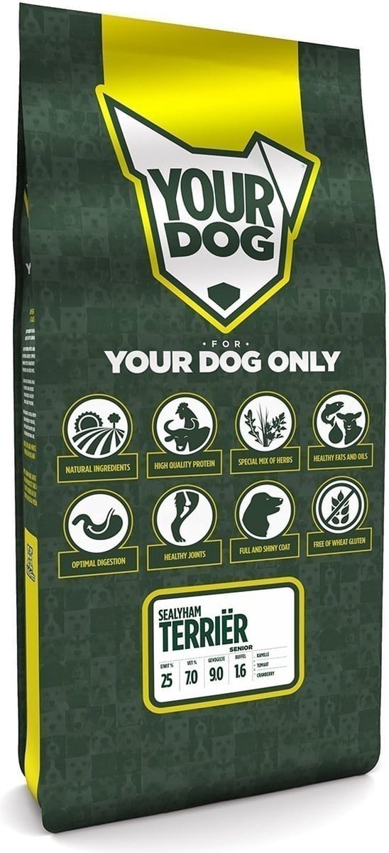 Yourdog Sealyham terriër - Hondenbrokken - Senior - 12 kg
