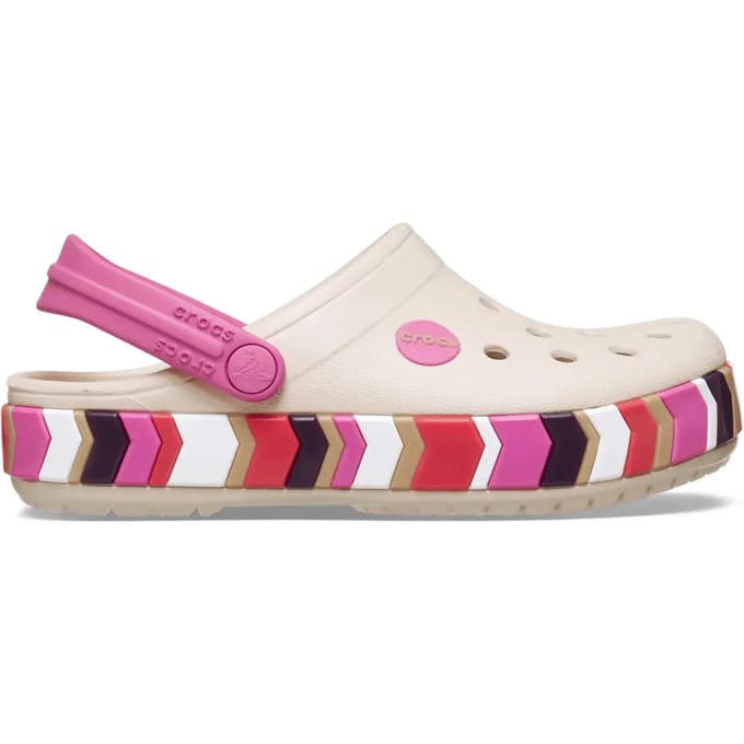 Baby klompen Crocs Crocband Chevron