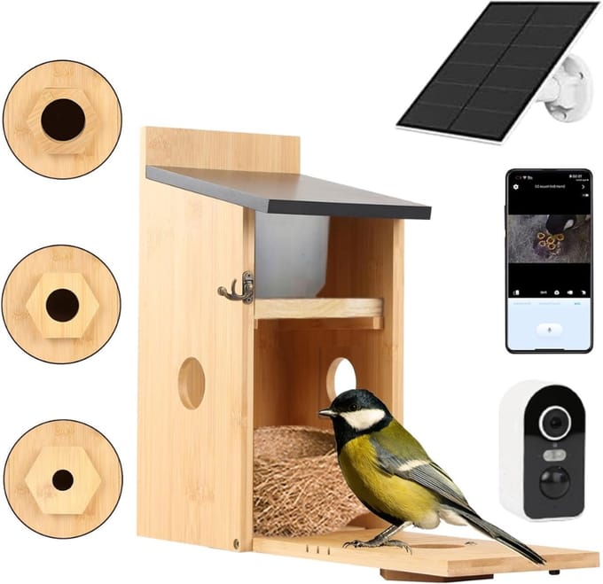 CRLYN® Vogelhuisje Met Camera - Voederhuisje - Nestkast