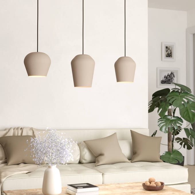 EGLO Cambaito Hanglamp - E27 - 89,5 cm - Zandkleur