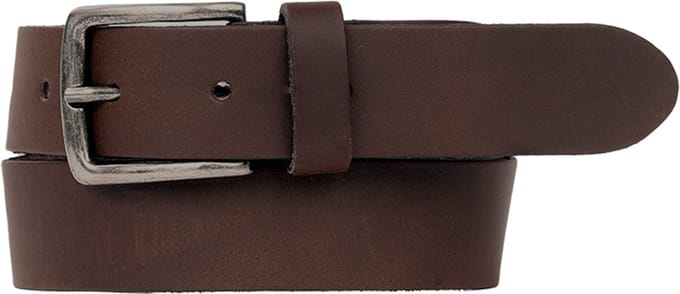 Petrol Industries Riem Jongens - Broekriem - Verstelbaar - Leer - Bruin - 75 cm