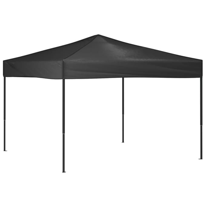 vidaXL - Partytent - inklapbaar - 3x3 - m - antracietkleurig