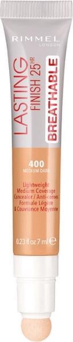 Rimmel Lasting Finish 25HR Breathable Concealer 400 Medium Dark