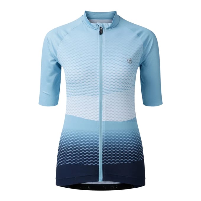Dare2B dames fietsshirt met korte mouwen en bliksemprint