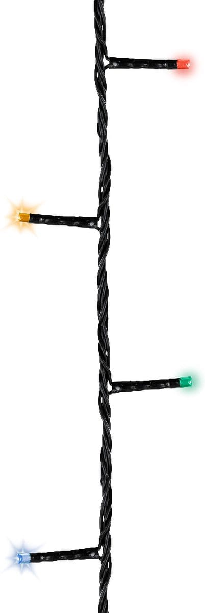 Lumineo LED kerstverlichting twinkle multicolor verlengset 18,7m buiten.