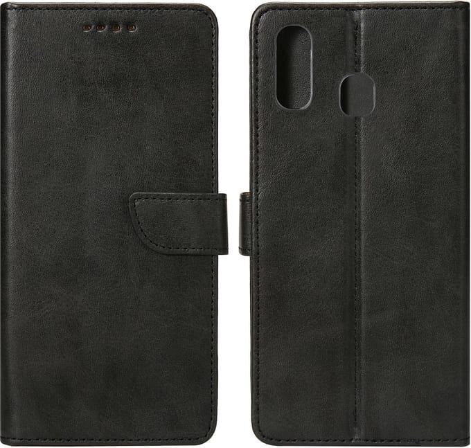 Rixus Bookcase For Samsung Galaxy S24 Plus, S25 Plus Black