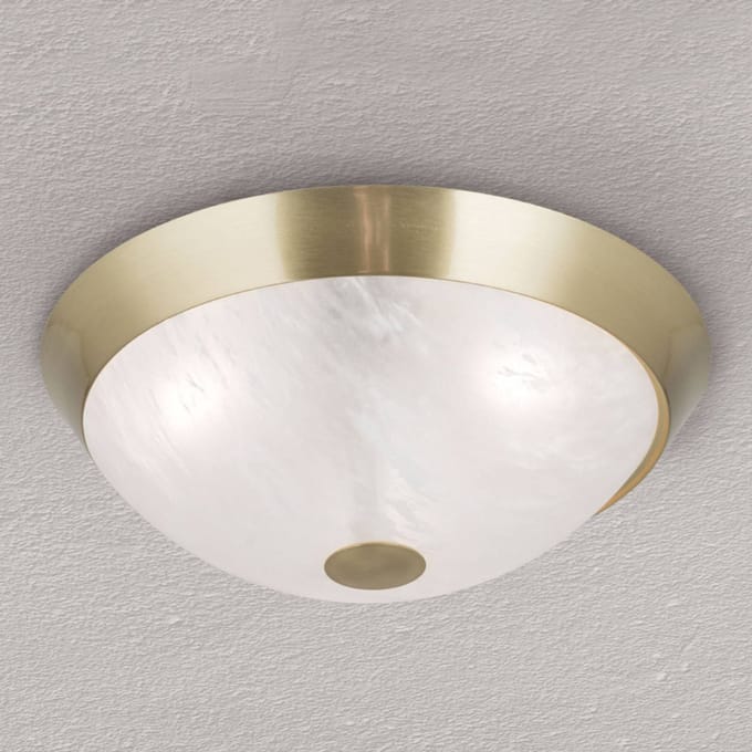 ORION Klassieke plafondlamp Jaya met glaskap, 34 cm