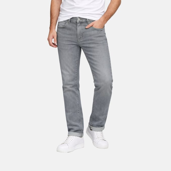 Cars Lugano heren soft denim regular-fit jeans grey used