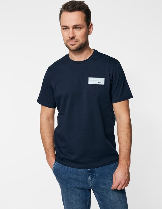 Mexx Crewneck T-shirt Navy - Maat M