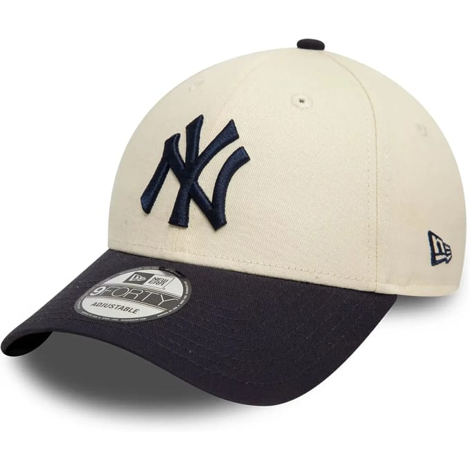 New Era - New York Yankees Colour Block Cream 9FORTY Adjustable Cap