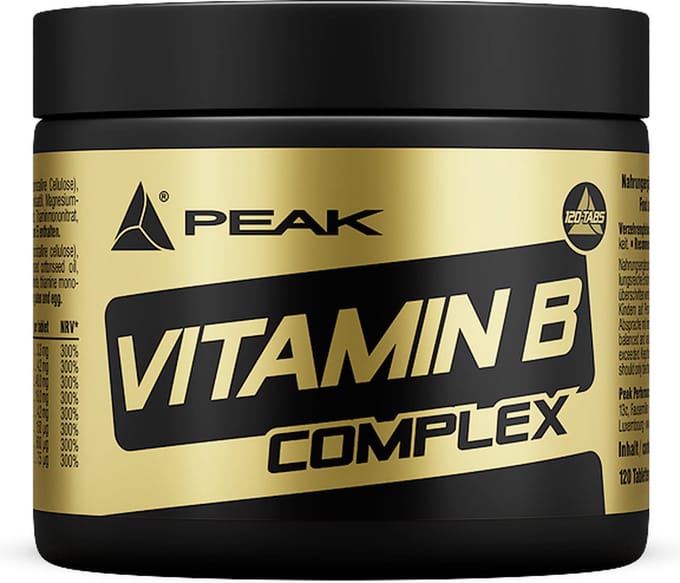 Peak Vitamin B Complex (120) Unflavoured - Vitaminen, mineralen & gezondheid - Vitaminen
