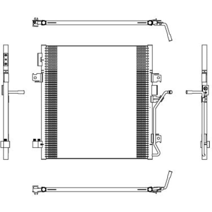Condensor, airconditioning NRF 350188