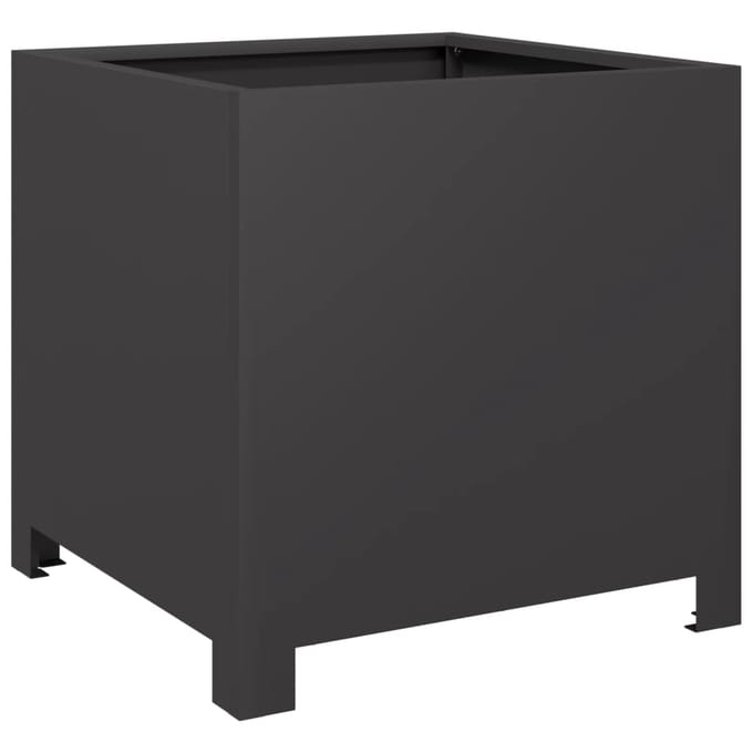 vidaXL - Plantenbak - 40x40x40 - cm - staal - zwart