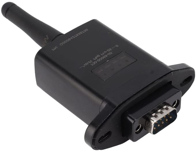 Hybride WiFi Module - Zonne-omvormer Communicatie - Afstandsbewaking Omvormer - RS232 Interface - 12x9x4 cm - Zwart