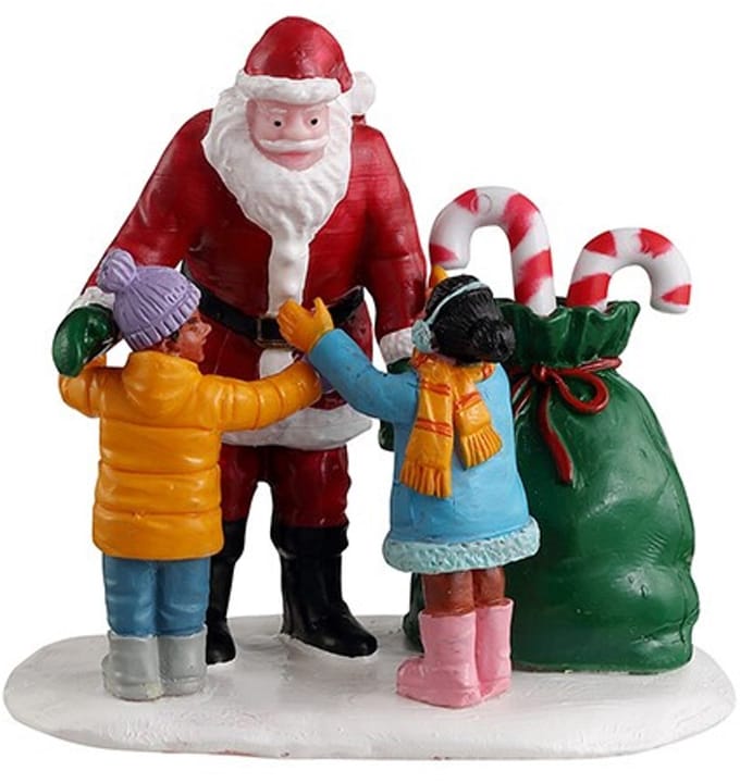Lemax - Santa Gets A Hug