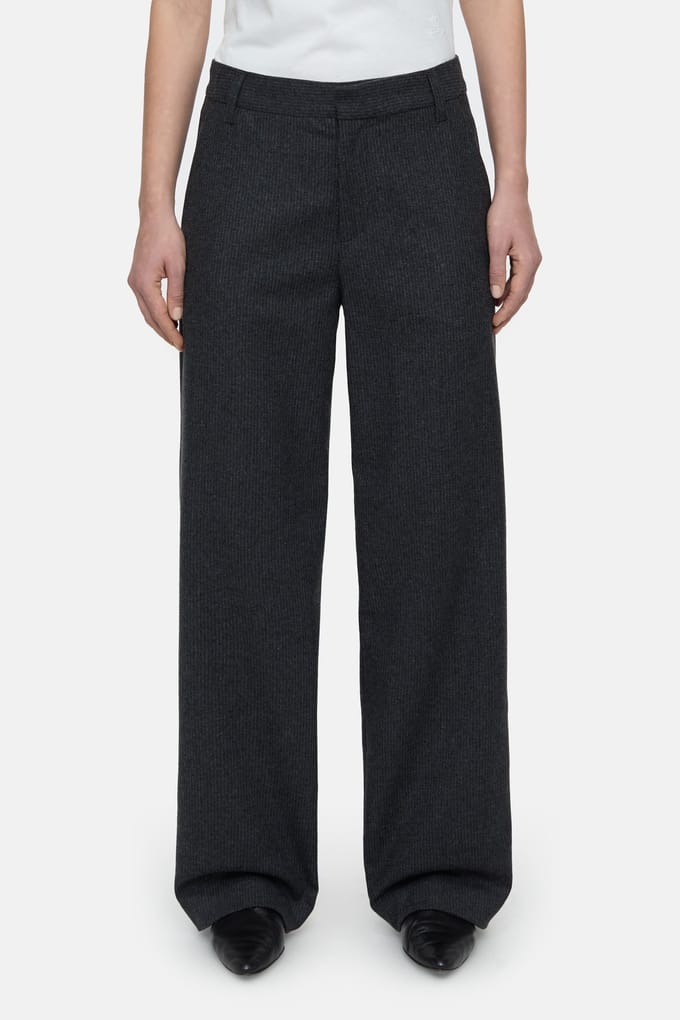 Closed Jurdy Pants Dark Grey Melange Größe: W29L30 | Stoffhosen Outlet | Damen | Grau