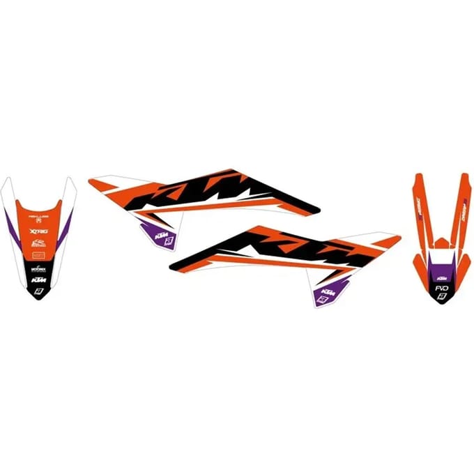 Motorfiets decoratie kit Blackbird Racing Dream Graphic 5