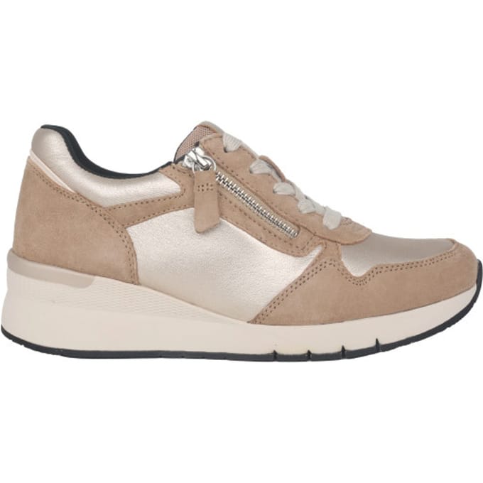 Gabor 56.418.82 - dames sneaker - Beige - maat 42 (EU) 8 (UK)