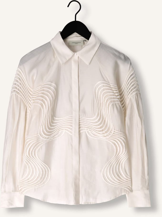Copenhagen Muse Cmmolly-shirt 1 Blouses Dames - Ecru - Maat M