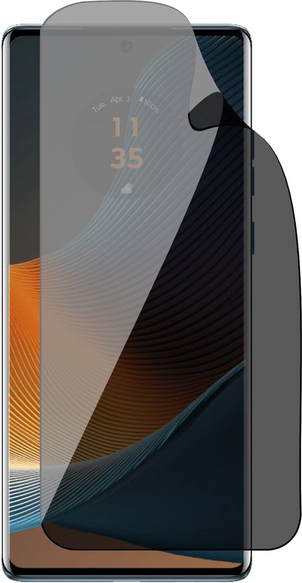 Privacy Screenprotector geschikt voor Motorola Edge 50 Fusion - 1x FlexGuard Screen Protector