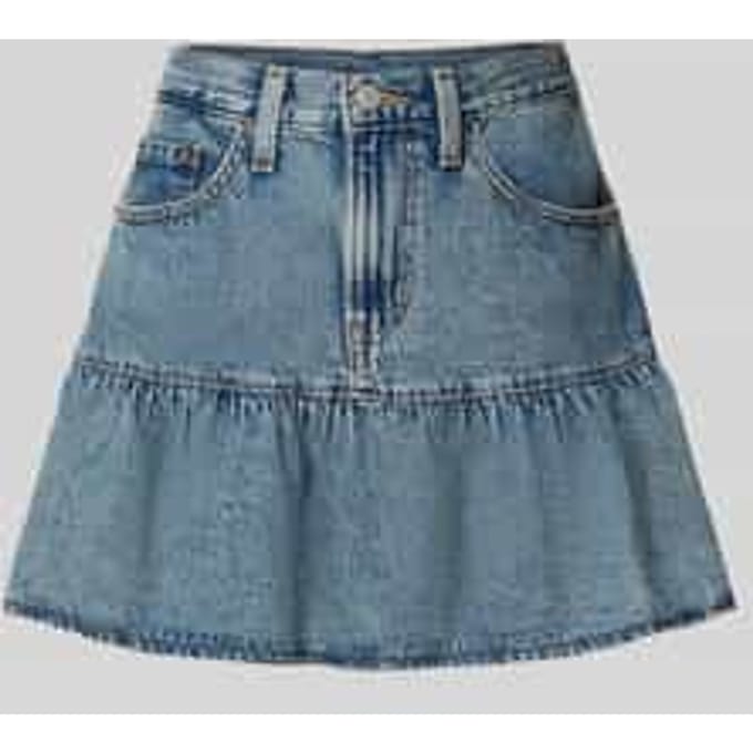Jeansrok in gelaagde look model 'FLOUNCE'