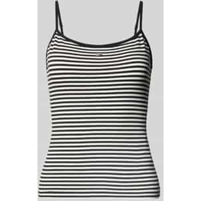 slim fit tanktop van katoenmix