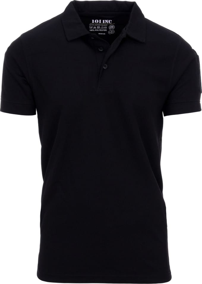 101 INC - Tactical polo Quick Dry (kleur: Zwart / maat: XL)