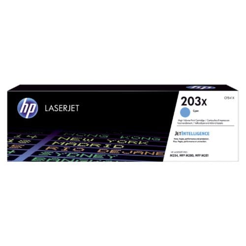 Tonercartridge hp cf541x 203x blauw