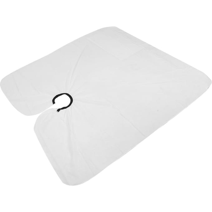 Uniek Schedelpatroon Kapselknipmantel Doek Kappersschort Kapsalonaccessoires Wit white