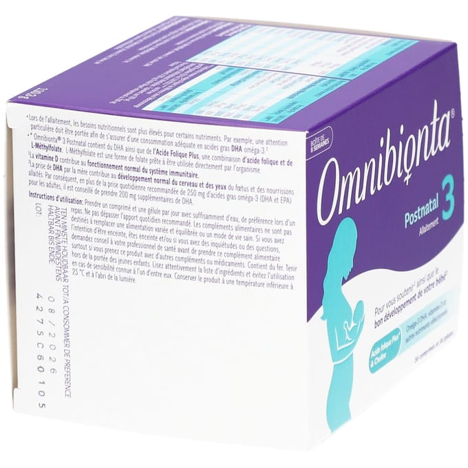 Omnibionta Postnatal 3 Borstvoeding 56 Tabletten + 56 Capsules