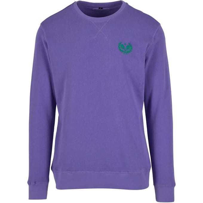 Mister Tee Courtside Sports Emb Light Crew Sweatshirt MT3923 Ultraviolet-XL