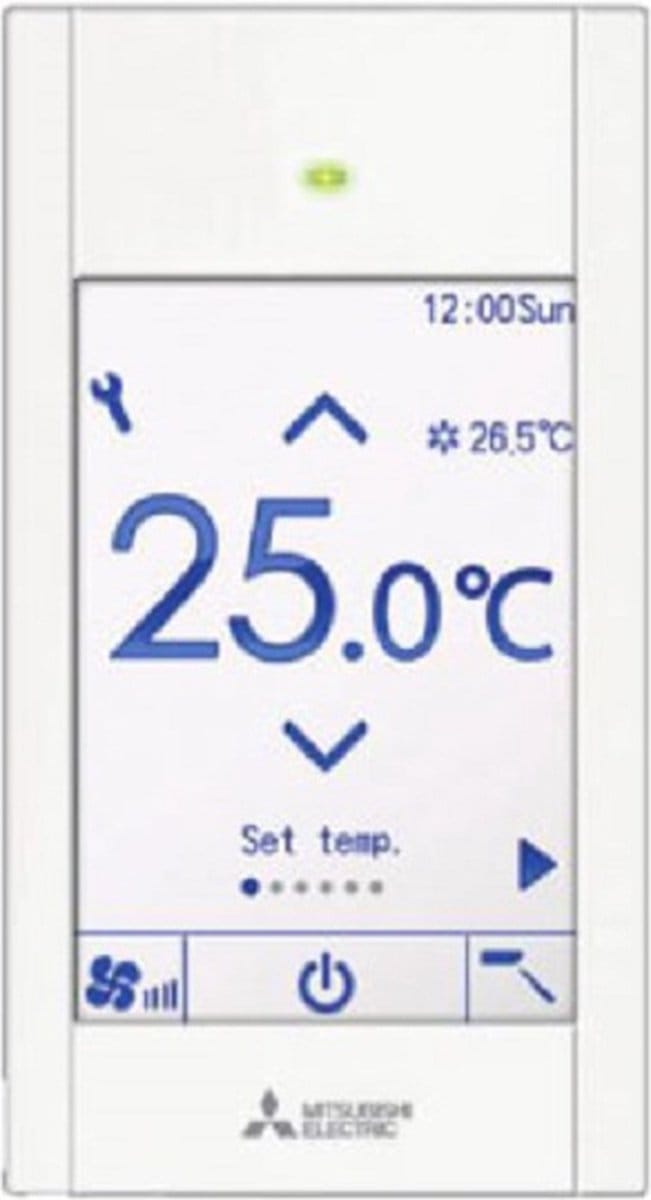 Mitsubishi Electric PAR-40MAA -afstandsbediening Bedraad - Airco Drukknopen