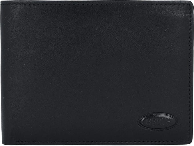 Bric's Monte Rosa Portemonnee RFID Leer 12,5 cm - Jongens - Horizontaal - schwarz