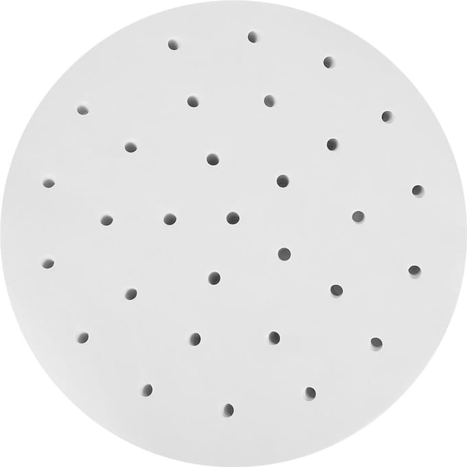 400 STUKS Wegwerp Geperforeerd Stoompapier Stoommand Inzetmat Keukengereedschap Accessoires white