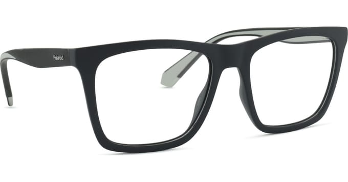 Polaroid PLD D591/C Matte black grey 55/17/145 MAN Brilmonturen