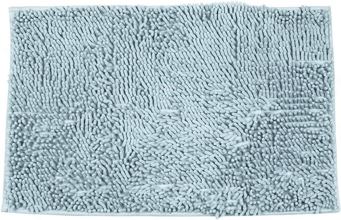 Zachte Antislip Badmat - Absorberend en Snel Droog, 50 x 80 cm, Blauw