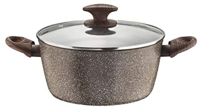 Antiaanbak Braadpan 28 cm met Glazen Deksel