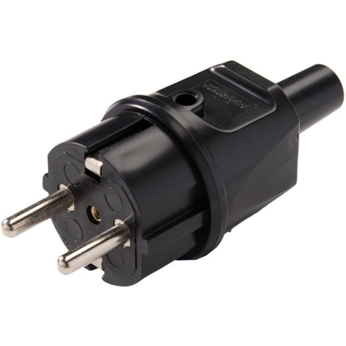 Martin Kaiser IP44 PVC Aardingsplug Zwart - 514/SW [2 Stuks]