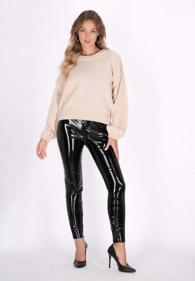 Faina Jumper Dames beige melange