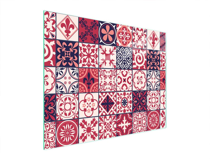 TMK ArtDeko - Snijplank Glas - 52x40 - Hartglas - UV Bedrukking